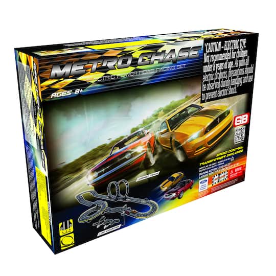 Golden Bright Metro Chase Electric Powered Ford Road Racing Play Set